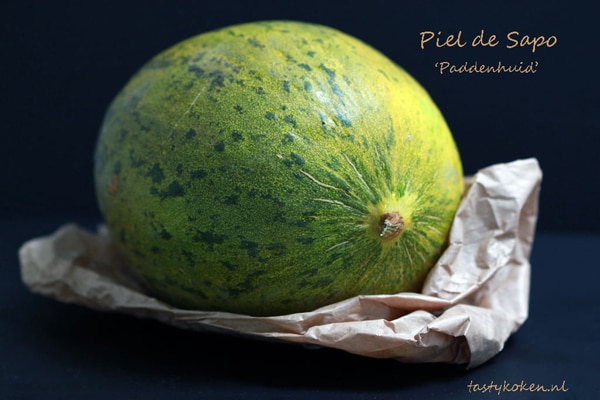 Meloen 'paddenhuid' voor de meloenketchup